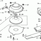 HR21-5 SDA LAWN MOWER, JPN, VIN# HR21-5-1019070 Rotary Blade + Roto-stop