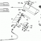 HR214 SMA#1 LAWN MOWER, USA, VIN# HR214-6000001 Панель приборов