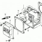 HR214 SMA#1 LAWN MOWER, USA, VIN# HR214-6000001 ГОЛОВКА ЦИЛИНДРА