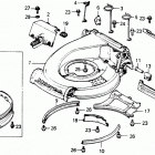 HR214 SMA#2 LAWN MOWER, USA, VIN# HR214-6235981 Hr214 Cutter Housing