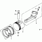 HR214 SXA#2 LAWN MOWER, USA, VIN# HR214-6235981 Поршни
