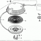 HR215 HXA LAWN MOWER, USA, VIN# MZAM-6000001 Recoil Starter (1)