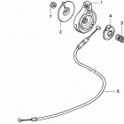 HR215 PXA LAWN MOWER, USA, VIN# MZAM-6000001 Pxa,pda Throttle Lever