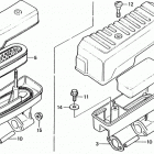 HR21K1 PDA LAWN MOWER, JPN, VIN# HR21K1-1100004 TO HR21K1-1127597 Воздухозаборник