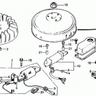HR21K1 PDA LAWN MOWER, JPN, VIN# HR21K1-1100004 TO HR21K1-1127597 Flywheel + Points