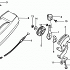 HR21K1 PDA LAWN MOWER, JPN, VIN# HR21K1-1100004 TO HR21K1-1127597 Throttle Lever (p Type) + Throttle Cable (p Type)