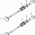 HR21K1 PDA LAWN MOWER, JPN, VIN# HR21K1-1100004 TO HR21K1-1127597 Valve + Valve Spring