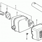 HR21K1 PXA LAWN MOWER, JPN, VIN# HR21K1-1100004 TO HR21K1-1127597 Muffler + Tool