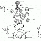 HR21K1 SDA LAWN MOWER, JPN, VIN# HR21K1-1100004 TO HR21K1-1127597 Gear Case + Clutch Arm