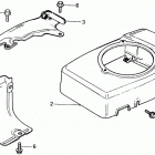 HR21K2 SXA LAWN MOWER, JPN, VIN# HR21K2-1200141 21k2 Fan Cover + Side Plate