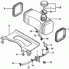 HR21K2 SXA LAWN MOWER, JPN, VIN# HR21K2-1200141 21k2 Fuel Tank + Fuel Valve