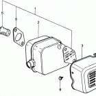 HR21K2 SXA LAWN MOWER, JPN, VIN# HR21K2-1200141 21k2 Muffler