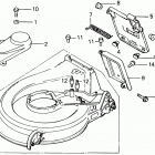 HR21K2 SXA LAWN MOWER, JPN, VIN# HR21K2-1200141 Cutter Housing + Discharge Guard + Belt Cover