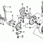 HR21K2 SXA LAWN MOWER, JPN, VIN# HR21K2-1200141 K2s, 5s Rear Wheel + Rear Adjusting Panel