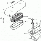 HRA21 SDA LAWN MOWER, JPN, VIN# HRA21-1000001 Воздухозаборник