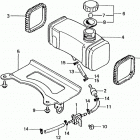 HRA21 SDA LAWN MOWER, JPN, VIN# HRA21-1000001 Fuel Tank + Fuel Valve