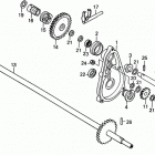 HRA21 SDA LAWN MOWER, JPN, VIN# HRA21-1000001 Reduction Case + Final Shaft
