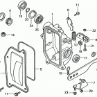 HRA21 SDA LAWN MOWER, JPN, VIN# HRA21-1000001 Transmission Case + Change Arm