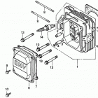 HRA216 SXA LAWN MOWER, USA, VIN# MACR-5000001 ГОЛОВКА ЦИЛИНДРА