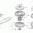 HRA216 SXA LAWN MOWER, USA, VIN# MACR-5000001 Rotary Blade