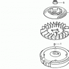 HRB215 PXA LAWN MOWER, USA, VIN# MZBA-6000001 TO MZBA-6099999 Flywheel (hxa, Pxa, Sxa)