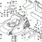 HRB215K2 PXA LAWN MOWER, USA, VIN# MZBA-6200001 TO MZBA-6299999 Cutter Housing