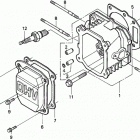 HRB215K2 PXA LAWN MOWER, USA, VIN# MZBA-6200001 TO MZBA-6299999 ГОЛОВКА ЦИЛИНДРА