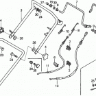 HRB215K3 SXA LAWN MOWER, USA, VIN# MZBA-6300001 TO MZBA-6363599 Handlebar (hxa, Pda, Sda, Sxa)