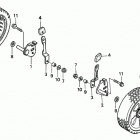 HRB215K4 SXA LAWN MOWER, USA, VIN# MZBA-6400001 TO MZBA-6424321 Переднее колесо