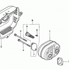HRB216 HXA LAWN MOWER, USA, VIN# MAAA-1000001 Глушитель