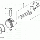 HRB216 TDA LAWN MOWER, USA, VIN# MAAA-1000001 Piston + Connecting Rod