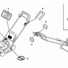 HRB217 HXA LAWN MOWER, USA, VIN# MAEA-1000001 Наклейки предупреждения