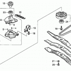 HRB217 HXA LAWN MOWER, USA, VIN# MAEA-1000001 Rotary Blade (hxa)