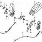 HRB217 HXA LAWN MOWER, USA, VIN# MAEA-1000001 Throttle Lever (hxa)