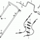 HRB217 TDA LAWN MOWER, USA, VIN# MAEA-1000001 Handlebar (tda)