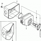HRC215 PXA LAWN MOWER, USA, VIN# MZAU-6000001 TO MZAU-6099999 Глушитель