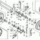 HRC215 PXA LAWN MOWER, USA, VIN# MZAU-6000001 TO MZAU-6099999 Rear Wheel (hrc215, Hrc216, Hrc216k1)