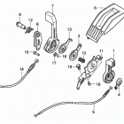 HRC216K1 HXA LAWN MOWER, USA, VIN# MZAN-6100001 TO MZAN-6176480 Throttle Lever (2)