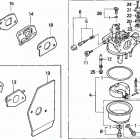 HRC216K1 HXA-A LAWN MOWER, USA, VIN# MZAN-6176481 Carburetor (hra-hrc215, Hrc216-k1)