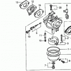 HRM195 PA LAWN MOWER, USA, VIN# MZBV-6000001 Карбюратор