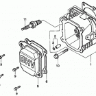 HRM195 PA LAWN MOWER, USA, VIN# MZBV-6000001 ГОЛОВКА ЦИЛИНДРА