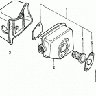 HRM195 PA LAWN MOWER, USA, VIN# MZBV-6000001 Глушитель