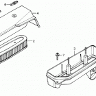 HRM21 SVA LAWN MOWER, USA, VIN# MZAV-6000001 Воздухозаборник