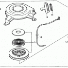 HRM215K4 SDA LAWN MOWER, USA, VIN# MZBB-6500001 ПУСКОВОЙ МЕХАНИЗМ
