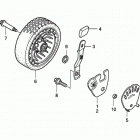 HRR216K5 PDAA LAWN MOWER, USA, VIN# MZCG-7800001 Front Wheel (pdaa,pdca,vkaa,vkca)