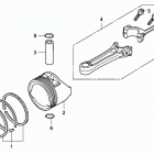 HRR216K5 PDAA LAWN MOWER, USA, VIN# MZCG-7800001 Piston + Connecting Rod