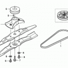 HRR216K5 VKAA LAWN MOWER, USA, VIN# MZCG-7800001 Rotary Blade (pdaa,pdca,vkaa,vkca)