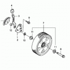 HRR216K5 VXAA LAWN MOWER, USA, VIN# MZCG-7800001 Front Wheel (vxaa,vxca)