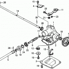 HRS21 SA LAWN MOWER, USA, VIN# VA2-6000001 ТРАНСМИССИЯ