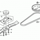 HRS216K1 SDAA LAWN MOWER, USA, VIN# MZBZ-6100001 TO MZBZ-6199999 Rotary Blade + Driven Pulley